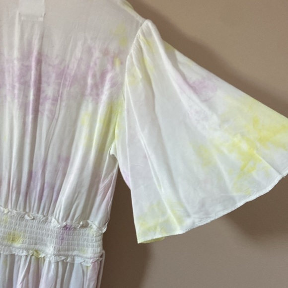 SAYLOR - Maurie Tie-Dye Tassel Mini Dress - Picture 9 of 11